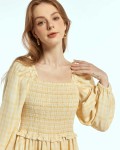 SIXDO Woven Flared Dress